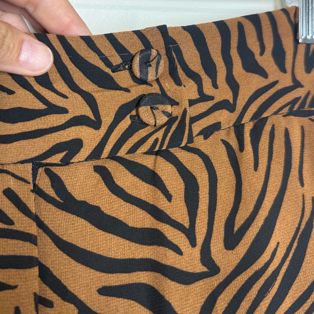 Zara Animal Print Palazzo Pant - Picture 9 of 9
